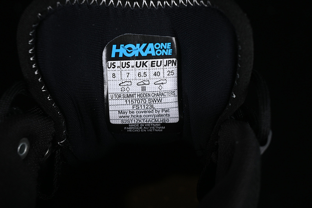 Hoka [1157070 SWW]-[HOKA ONE HIDDEN CHARACTERS TOR SUMMIT 2 BLACK/WHITE]-[UNISEX:36-45] - Image 6