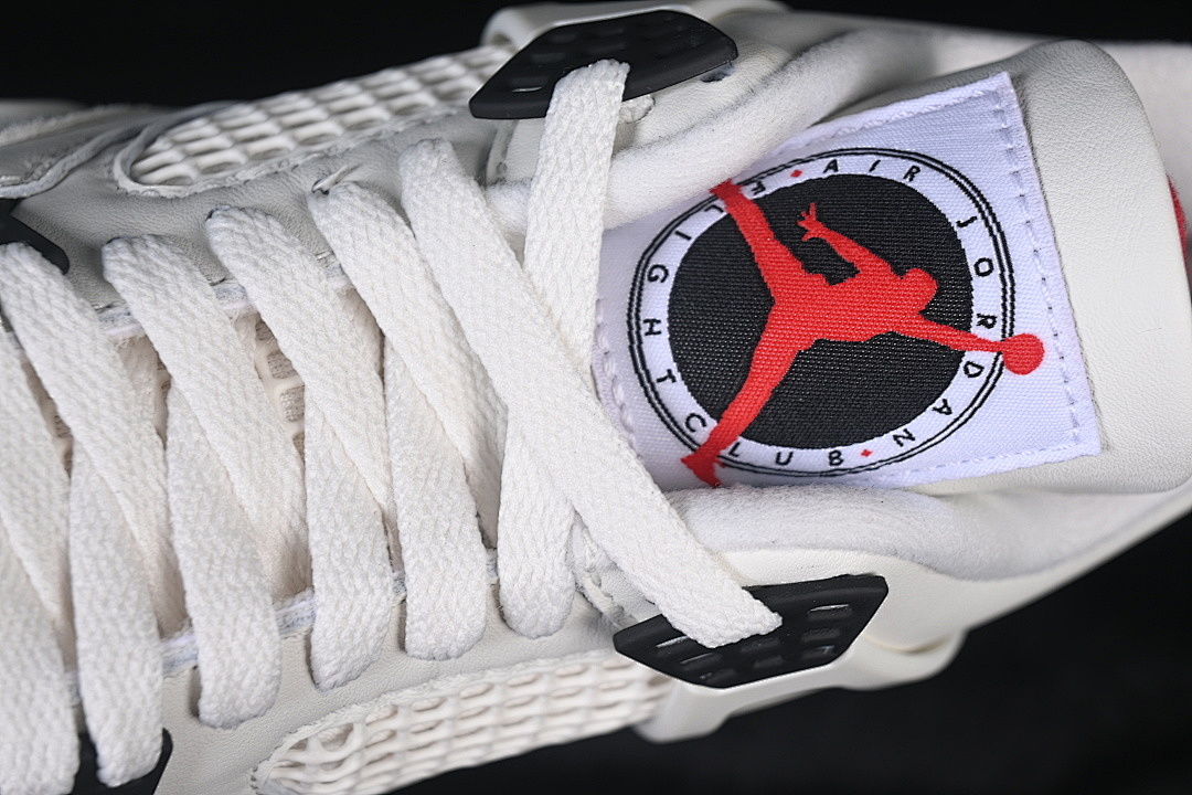 Unbranded [IM4002-100]-[JORDAN 4 RETRO OG SAIL/BLACK/UNIVERSITY RED]-[WOMAN:36-39]-[MAN:40-48.5] - Image 9