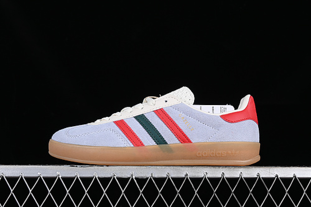 Adidas GAZELLE GAZELLE INDOOR W WHITE/GREY/RED/GREEN · IG4994, photo 1