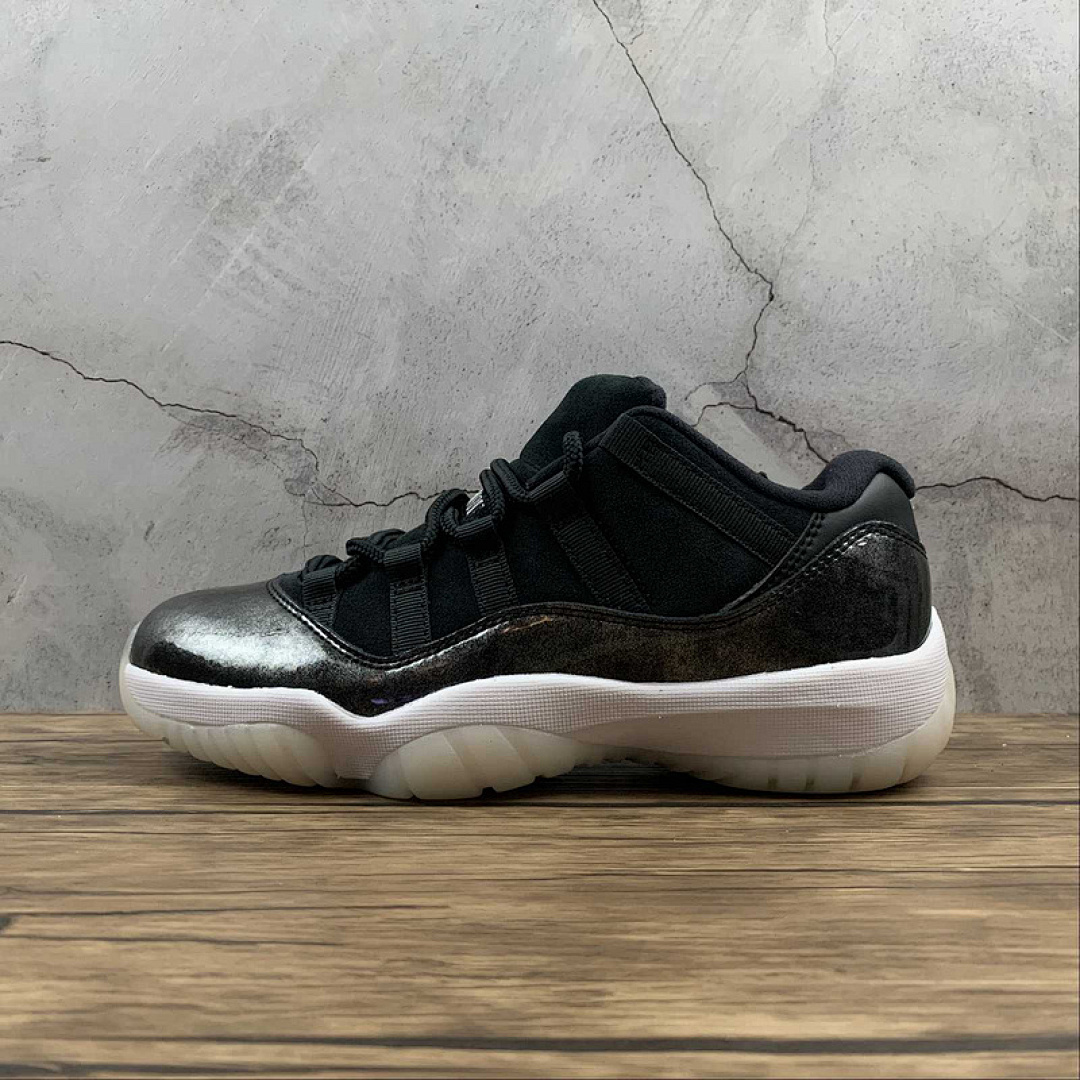Jordan [528895-010]-[AIR JORDAN 11 RETRO LOW BARONS BLACK/METALLIC SILVER-WHITE]-[MAN:40-47], photo 1