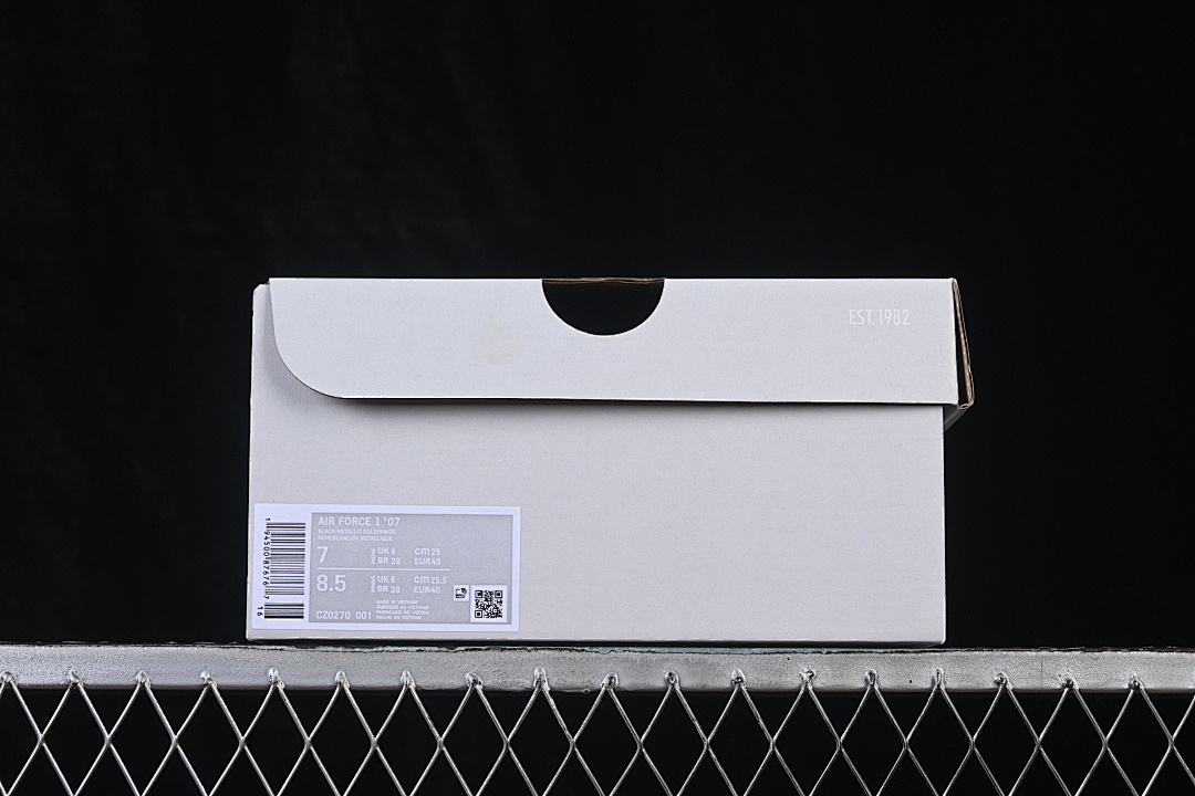 Nike [CZ0270-001]-[AIR FORCE 1 LOW 07 ESSENTIAL BLACK/WHITE/BLACK/BLACK]-[WOMAN:36-39]-[MAN:40-45] - Image 12