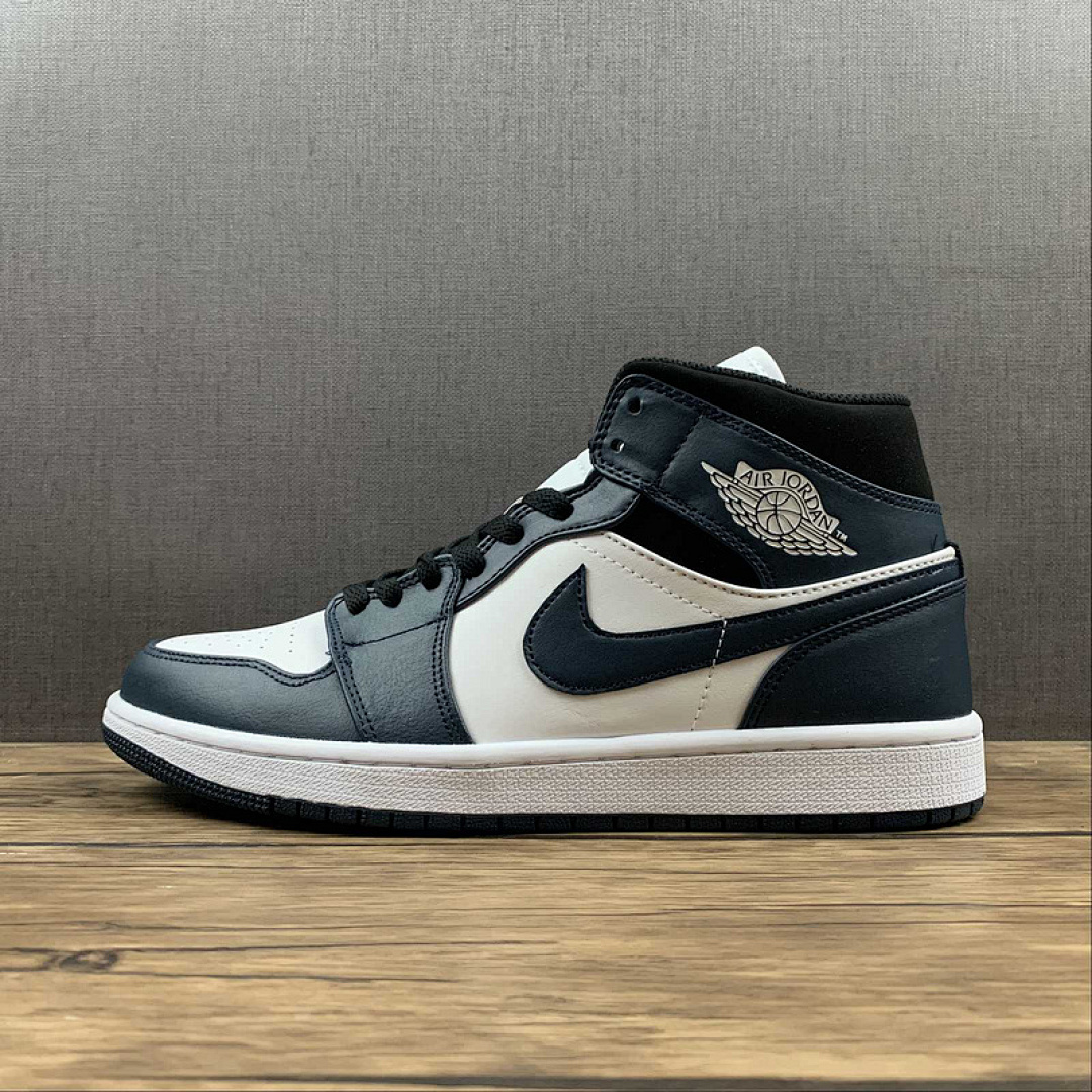 Jordan [554724-411]-[AIR JORDAN 1 MID ARMORY NAVY/BLACK/WHITE]-[WOMAN:36-39]-[MAN:40-46], photo 1
