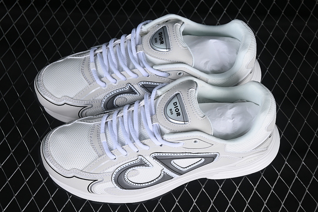Dior [RUBBER CASUAL SPORTS SHOES GREY/WHITE]-[WOMAN:35-39]-[MAN:40-46] - Image 12