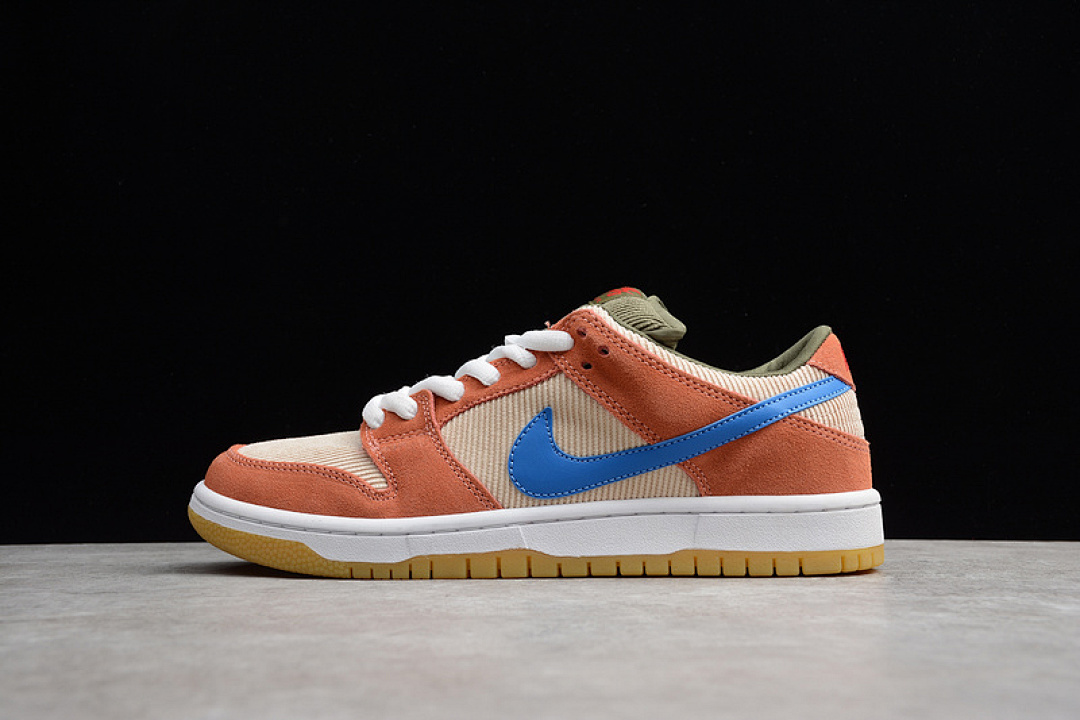 Unbranded [BQ6817-201]-[SB DUNK LOW CORDUROY DUSTY PEACH/PHOTO BLUE-DESERT ORE]-[UNISEX:36-44], photo 1