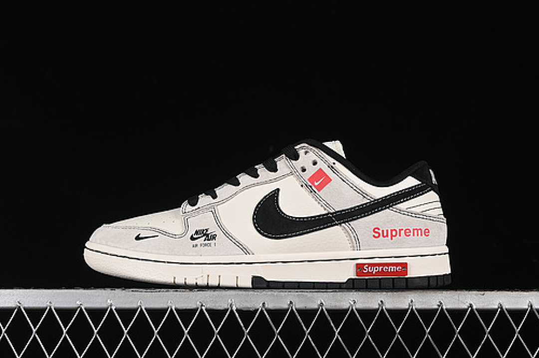 Supreme [MM1089-019]-[DUNK LOW SB SUPREME WHITE/GREY/BLACK]-[WOMAN:36-39]-[MAN:40-45], photo 1