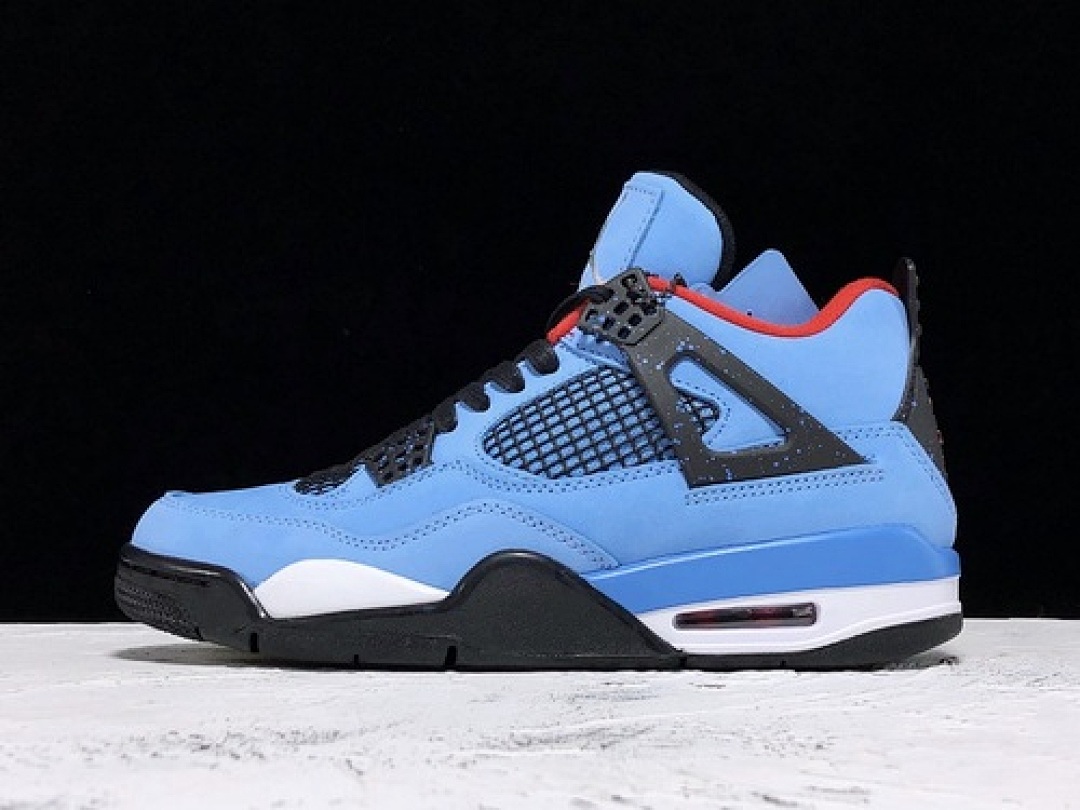 Jordan [308497-406]-[H12 TRAVIS SCOTT'S X AIR JORDAN 4 CACTUS JACK OLIERS UNIVERSITY (BLUE]), photo 1
