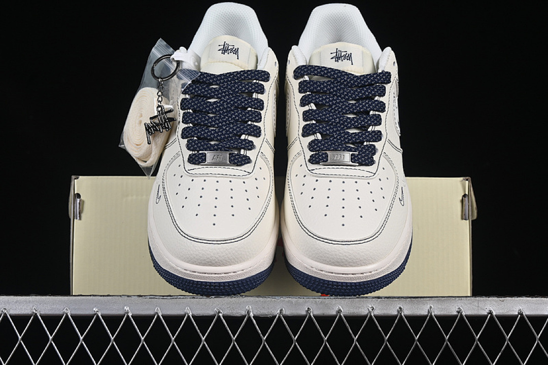 Nike [HH7518-063]-[AIR FORCE 1 07 LOW WHITE/BLUE]-[WOMAN:36-39]-[MAN:40-45] - Image 13