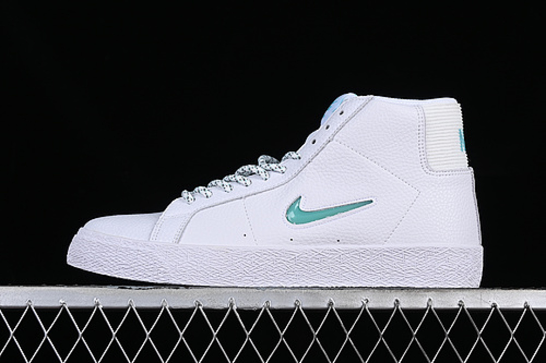Nike SB ZOOM BLAZER MID WHITE/GREEN · CU5283-100, photo 1