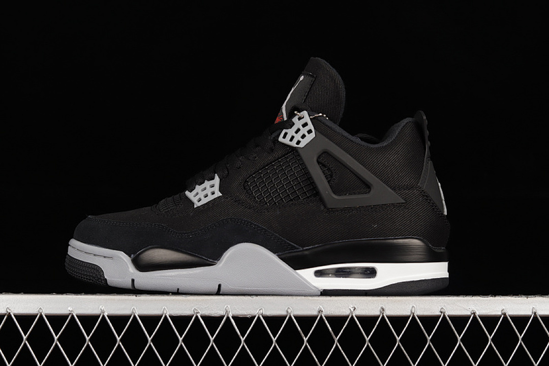 Jordan [DH7138-006]-[AIR JORDAN 4 RETRO BLACK CANVAS BLACK/LIGHT STEEL GREY-WHITE-FIRE (RED]), photo 1
