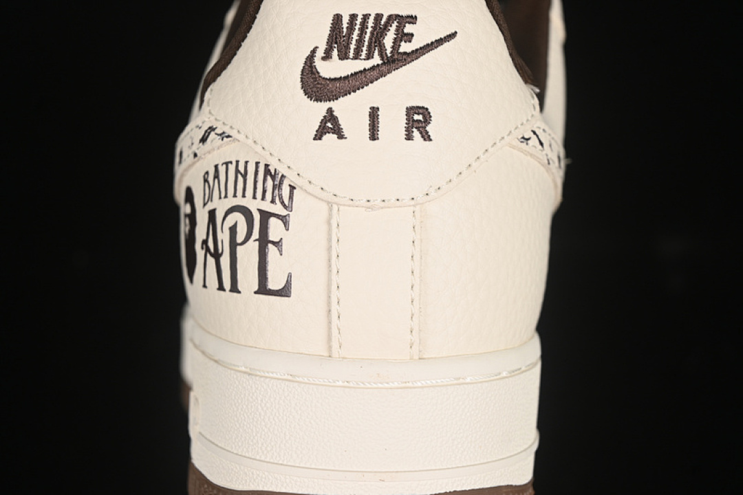 Nike [DF0188-061]-[AIR FORCE 1 07 LOW BAPE WHITE/BROWN]-[WOMAN:36-39]-[MAN:40-45] - Image 7