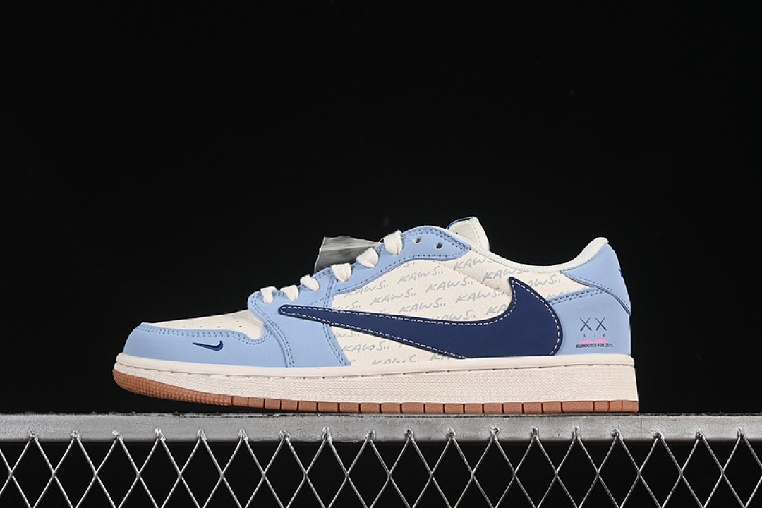 Jordan TRAVIS SCOTT X FRAGMENT DESIGN AIR Jordan 1 LOW OG SP WHITE/BLUE · ZH2598-164, photo 1