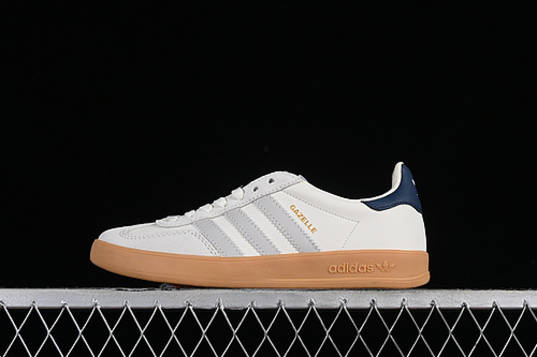 Adidas ORIGINALS GAZELLE INDOOR WHITE/GREY/BLUE/BROWN · IH8547, photo 1
