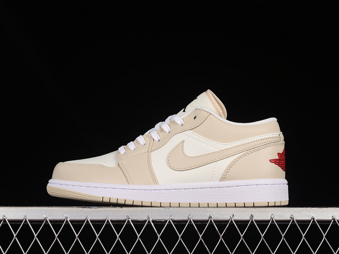 Jordan [FB7168-121]-[AIR JORDAN 1 LOW GCEL SAIL/RATTAN]-[WOMAN:36-39]-[MAN:40-46], photo 1