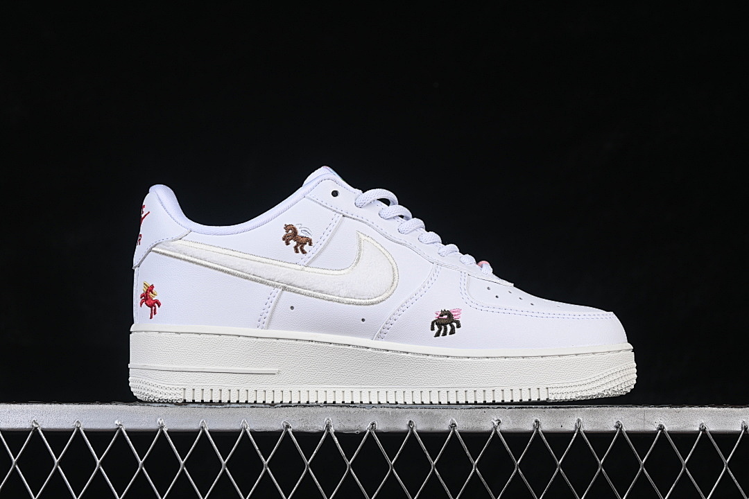 Nike [IQ1143-100]-[AIR FORCE 1 LOW SAIL/PHANTOM/TEAM CRIMSON]-[WOMAN:36-39]-[MAN:40-45] - Image 16