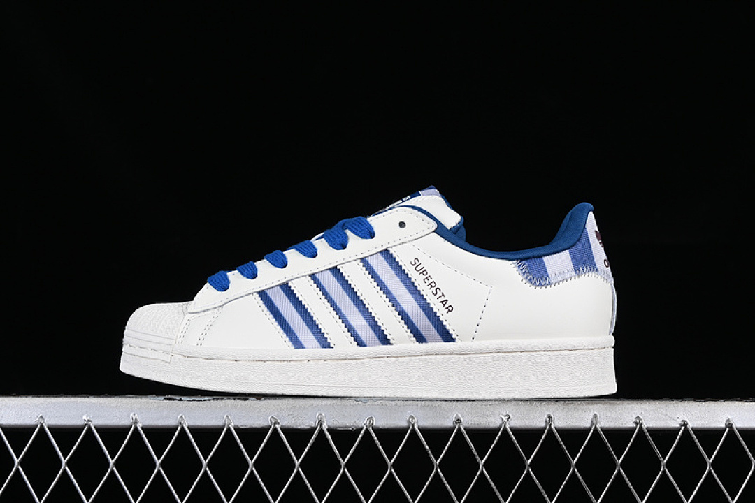 Adidas [IE7307]-[ADIDAS SUPERSTAR WHITE/BLUE]-[WOMAN:35-39]-[MAN:40-45], photo 1
