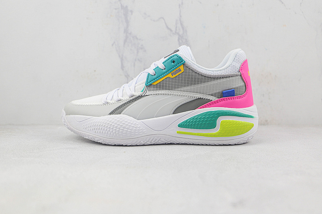 Puma Puma [ CLYDE HARDWOOD WHITE/MULTI-COLOR]-[MAN:40-45], photo 1