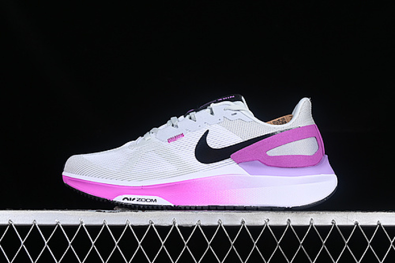 AIR ZOOM STRUCTURE 25 WHITE/PURE PLATINUM/FUCHSIA DREAM/BLACK · DJ7884-100, photo 1