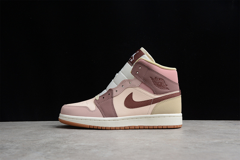 Jordan CJ AIR Jordan 1 MID NEUTRAL BROWN/TAN/DARK PONY · DO7440-821, photo 1