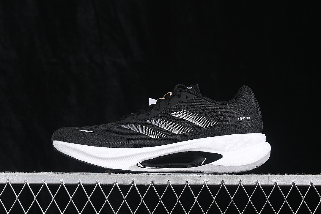 Unbranded [HQ7281]-[POPCORN CASUAL RUNNING SHOES BLACK/WHITE]-[WOMAN:36-39]-[MAN:40-45], photo 1