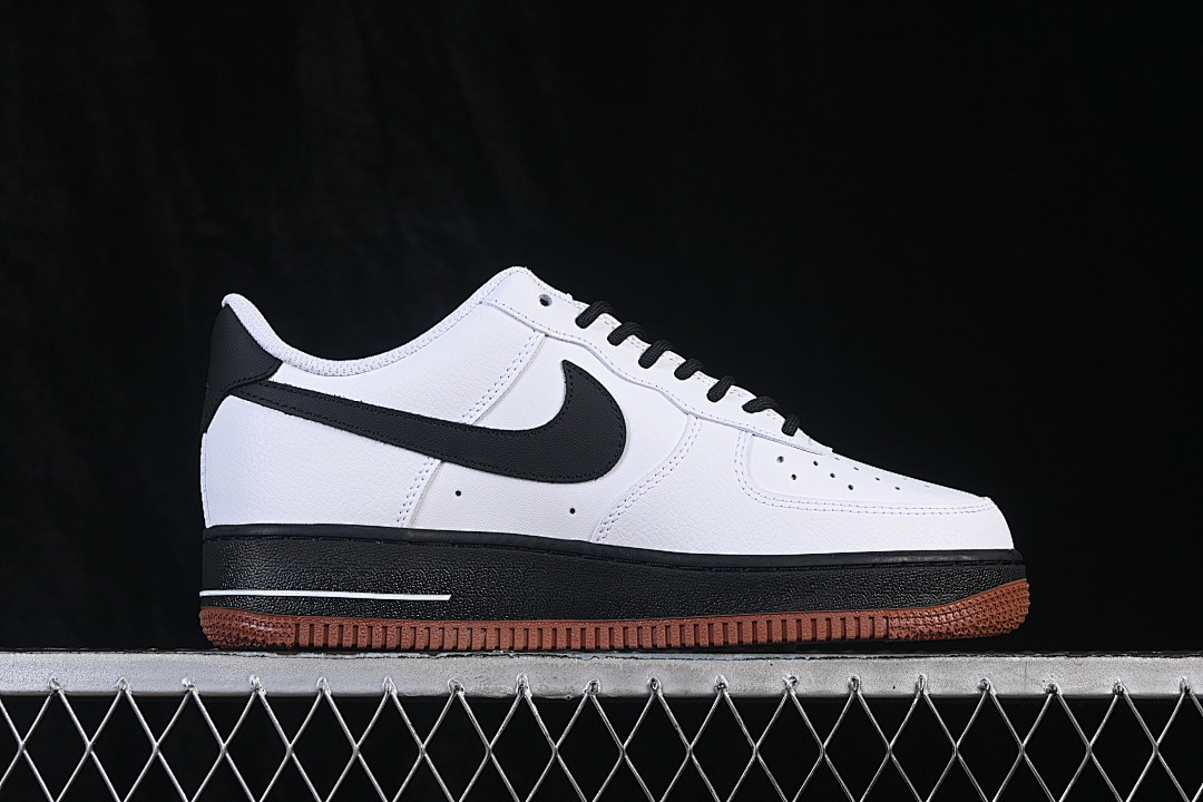 Nike [ZH0316-161]-[AIR FORCE 1 07 LOW CASUAL SNEAKERS WHITE/BLACK/WHITE]-[WOMAN:36-39]-[MAN:40-45] - Image 16
