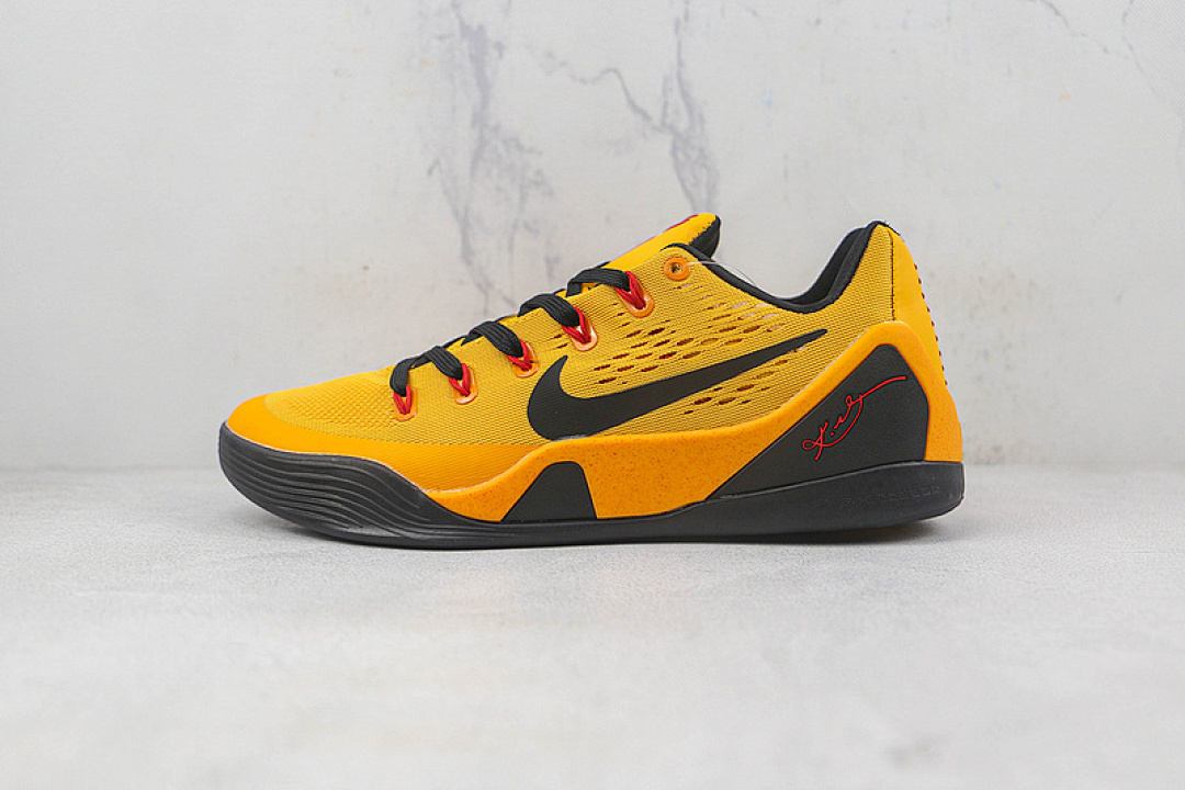 Nike [646701-700]-[KOBE 9 EM BRUCE LEE UNIVERSITY GOLD/BLK-LSR CRMSN]-[MAN:40-46], photo 1