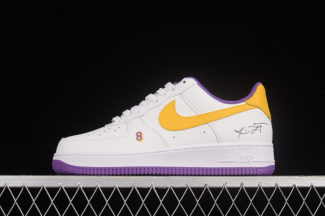 Nike [DC8865-022]-[AIR FORCE 1 07 LOW WHITE/PURPLE/YELLOW]-[WOMAN:36-39]-[MAN:40-45], photo 1