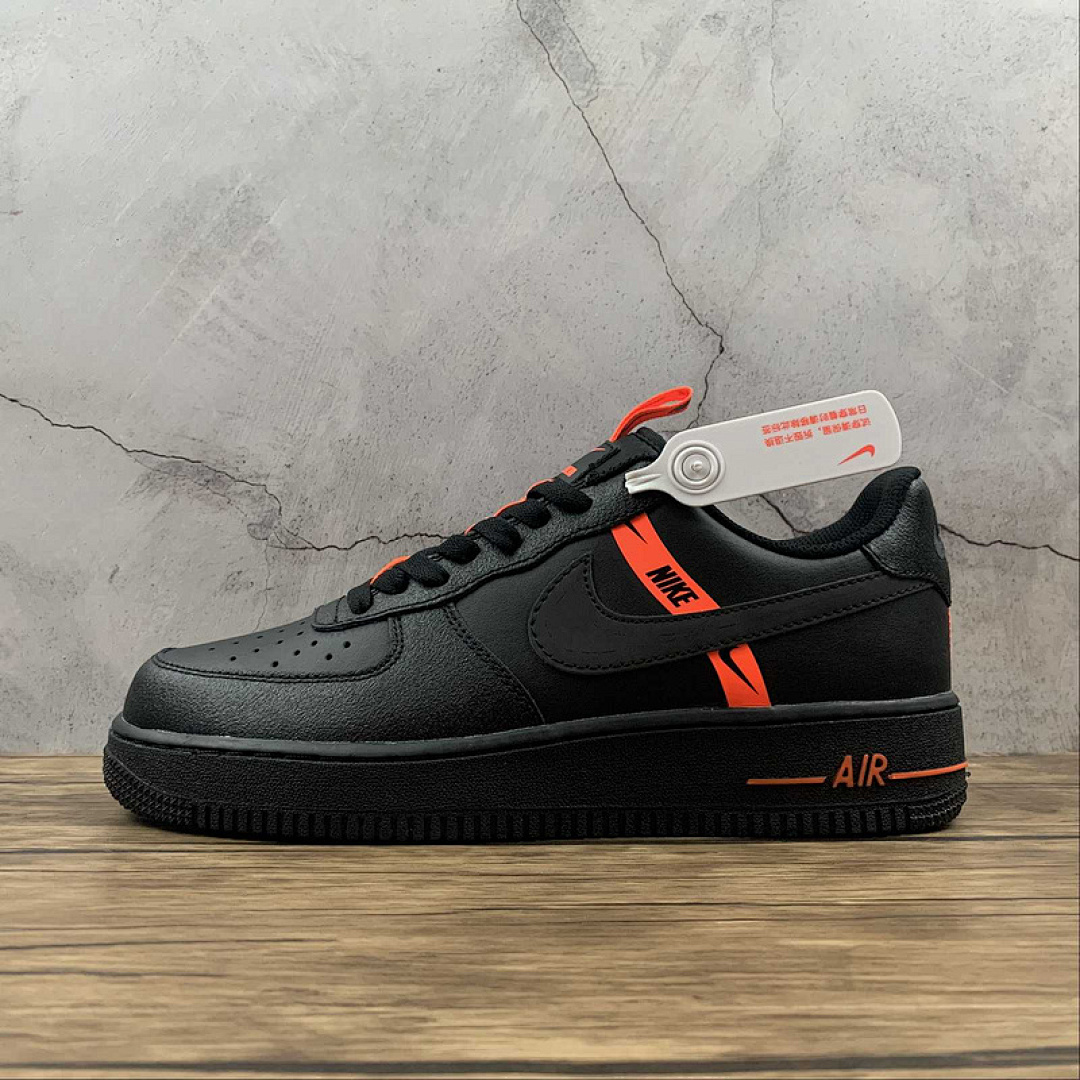 Nike Nike AIR FORCE 1 LOW LV8 KSA WORLDWIDE PACK BLACK/TOTAL ORANGE/BLACK · CT4683-001, photo 1