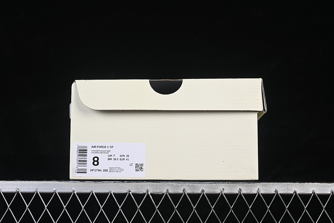 Nike [HF2794-100]-[AIR FORCE 1 07 LOW WHITE/GREY/BROWN/NAVY BLUE]-[WOMAN:36-39]-[MAN:40-45] - Image 12