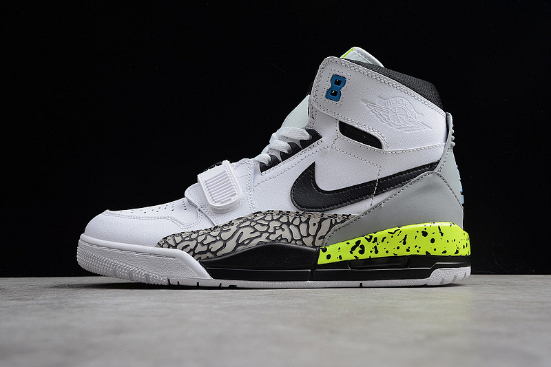 Jordan Jordan LEGACY 312 COMMAND FORCE VOLT WHITE/BLACK-VOLT-VIVID BLU · AQ4160-107, photo 1