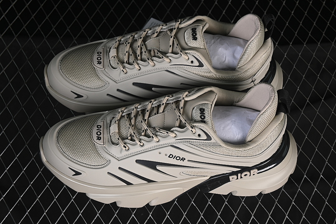 Dior [LEISURE SPORTS SHOES BEIGE/BLACK/BEIGE]-[WOMAN:39]-[MAN:40-45] - Image 11