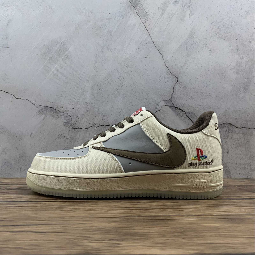 Nike Nike AIR FORCE 1 LOW X SUPREME BEIGE/BROWN/BLUE · BQ5826-208, photo 1