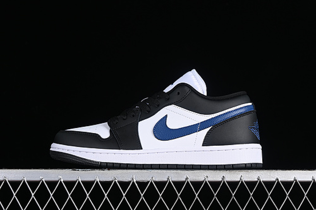 Jordan [DC0774-040]-[AIR JORDAN 1 LOW BLACK/UNIVERSITY BLUE-WHITE]-[WOMAN:36-39]-[MAN:40-46], photo 1