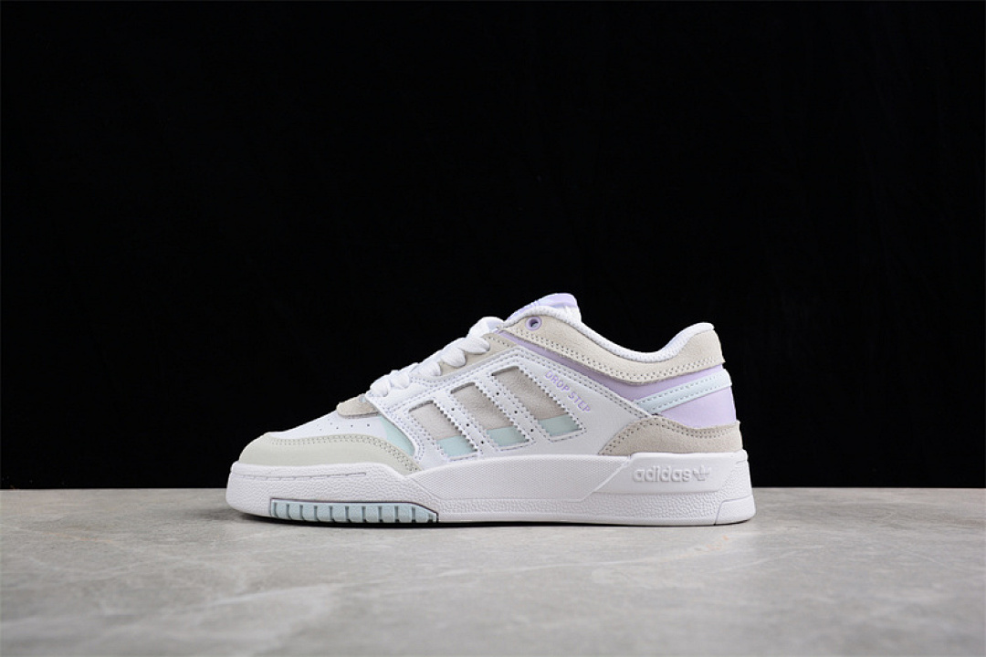 Purple ADIDAS ORIGINALS DROP STEP XL LOW WHITE/GREY/PURPLE · HP2328, photo 1