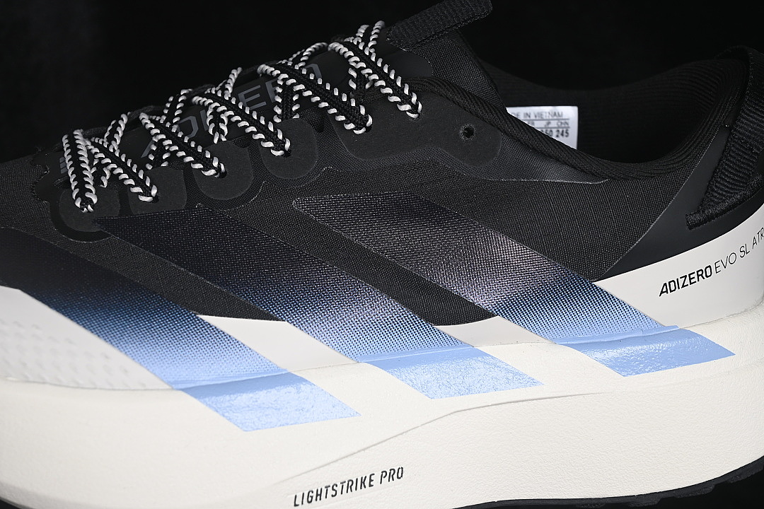 Adidas [KK2026]-[ULTRA LIGHT AND BREATHABLE RUNNING SHOES BLACK/WHITE/BLUE]-[WOMAN:36-39]-[MAN:40-45] - Image 7