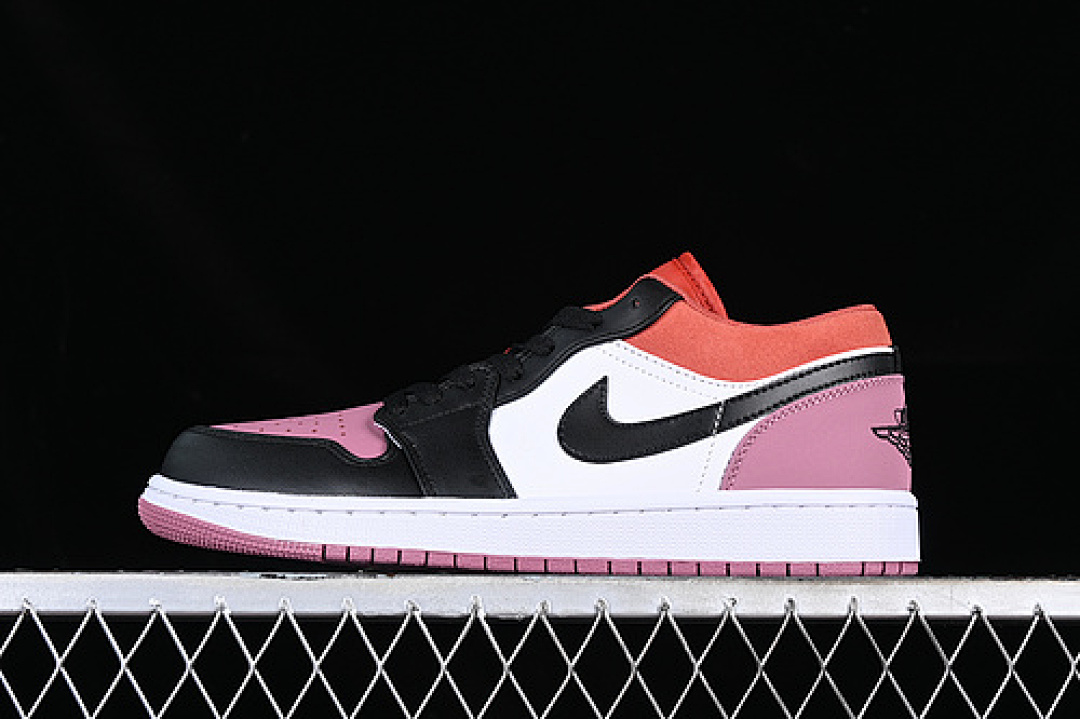 Jordan [FB9907-001]-[AIR JORDAN 1 LOW SE RED BEAN WHITE/BLACK/RED/PINK]-[WOMAN:35.5-39]-[MAN:40-47.5], photo 1