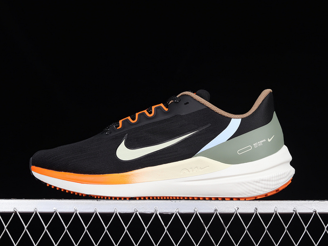 Unbranded [DX6040-071]-[ZOOM WINFLO 9 BLACK/ORANGE/WHITE]-[WOMAN:36-39]-[MAN:40-45], photo 1