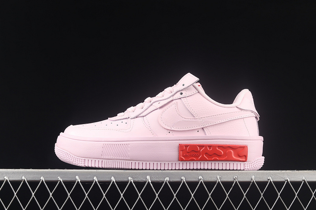 Nike [DA7024-600]-[AIR FORCE 1 FONTANKA VALENTINE'S DAY PINK FOAM/UNIVERSITY RED/BLACK], photo 1