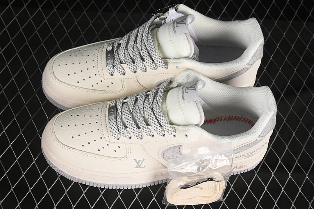 Nike [SM6668-103]-[AIR FORCE 1 07 LOW LV GREY/WHITE]-[WOMAN:36-39]-[MAN:40-45] - Image 11