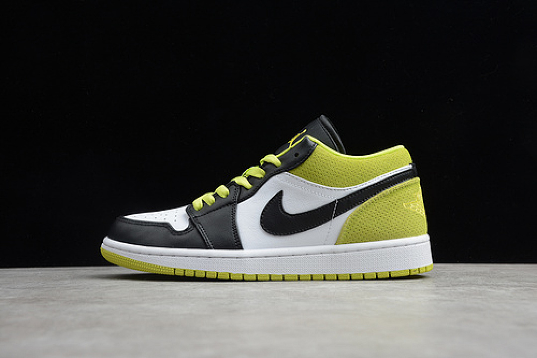 Jordan [CK3022-003]-[AIR JORDAN 1 LOW CYBER GREEN BLACK/WHITE/GREEN]-[WOMAN:36-39]-[MAN:40-47], photo 1