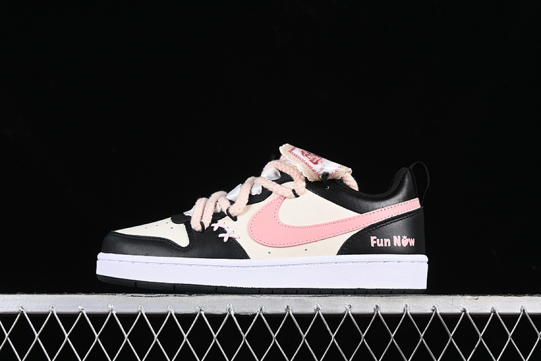 Unbranded [BQ5448-110]-[COURT BOROUGH LOW 2 WHITE/BLACK/UNIVERSITY RED]-[WOMAN:35.5-41], photo 1