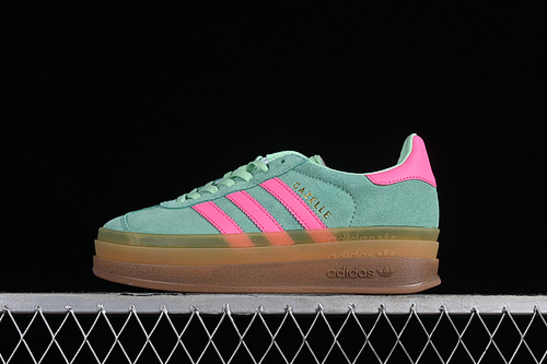Adidas ORIGINALS GAZELLE BOLD PULSE MINT/SCREAMING PINK/GUM M2 · H06125, photo 1