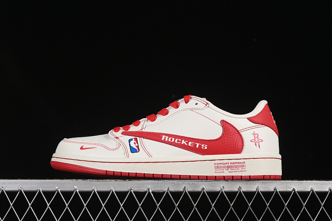 Jordan [SC9207-029]-[TRAVIS SCOTT X FRAGMENT DESIGN AIR JORDAN 1 LOW OG SP WHITE/RED]-[36-45], photo 1