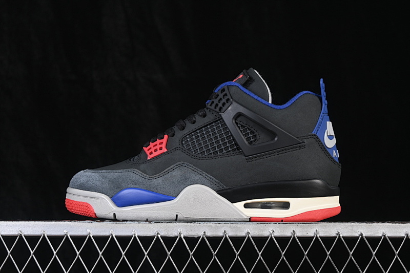 Jordan Jordan 4 RETRO BLACK/FIRE RED/DEEP ROYAL BLUE/DARK SMOKE GREY · FV5029-003, photo 1