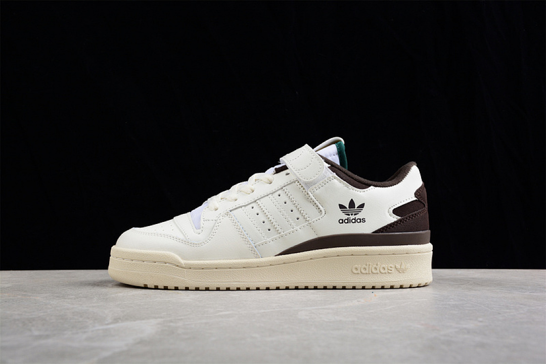 Unbranded [GZ8959]-[FORUM 84 LOW SHOES CREAM WHITE/COLLEGIATE GREEN/SILVER METALLIC]-[UNISEX:36-45], photo 1