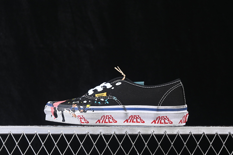 AUTHENTIC 44 VULCANIZED BOARD SHOES BLACK/INKINESS · VN000EEUBLA, photo 1