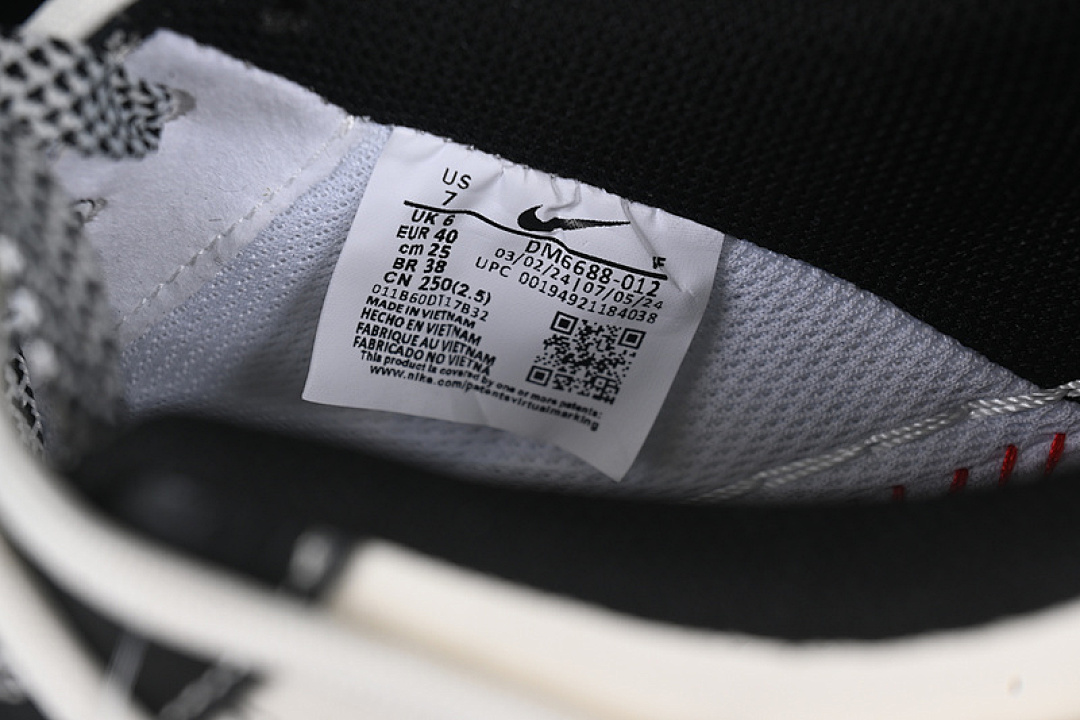 Nike [DM6688-012]-[AIR FORCE 1 07 LOW WHITE/BLACK]-[WOMAN:36-39]-[MAN:40-45] - Image 6