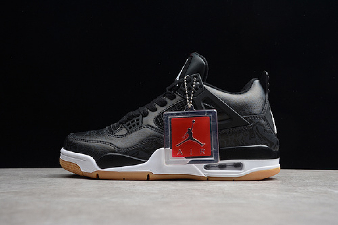 Jordan [101-99-110]-[CI1184-001]-[AIR JORDAN 4 RETRO SE BLACK/WHITE-GUM LIGHT BROWN]-[MAN:40-46], photo 1