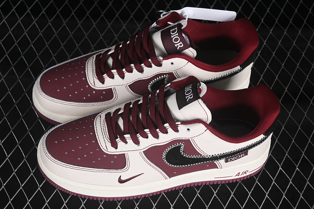 Nike [KK1988-046]-[AIR FORCE 1 07 LOW BLACK/RED/WHITE]-[WOMAN:36-39]-[MAN:40-45] - Image 11
