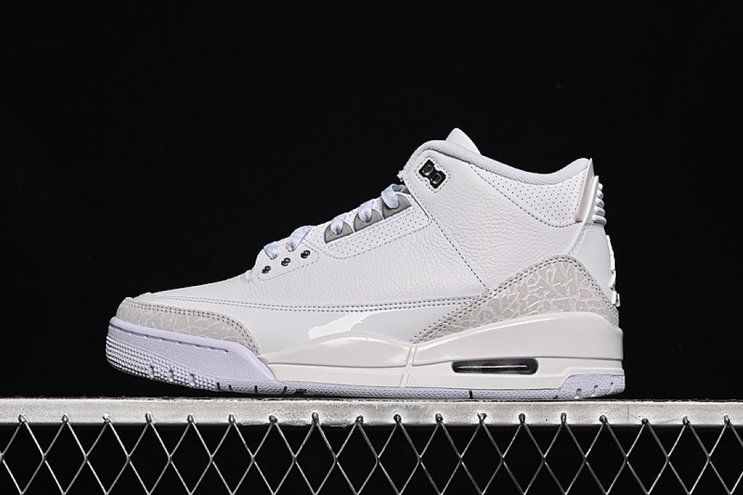 Jordan [CT8532-111]-[AIR JORDAN 3 RETRO PURE MONEY WHITE/GREY]-[MAN:40-48.5], photo 1