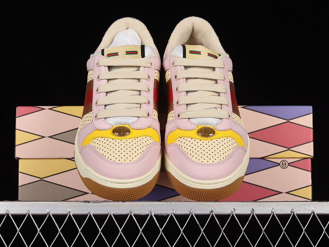 Gucci [9Y9209666]-[GU*CCI SCREENER SNEAKERS LIGHT PINK/BEIGE/BROWN]-[WOMAN:35-40] - Image 12